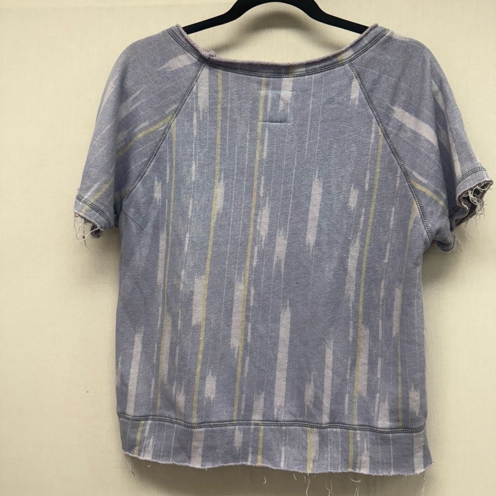 Women's Chaser Lavender Blue Short Sleeve Sweatshirt S